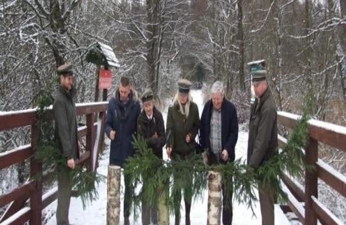 Nowy most dla leśników i rowerzystów