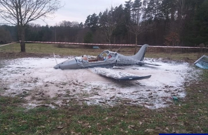 Tragiczny wypadek awionetki